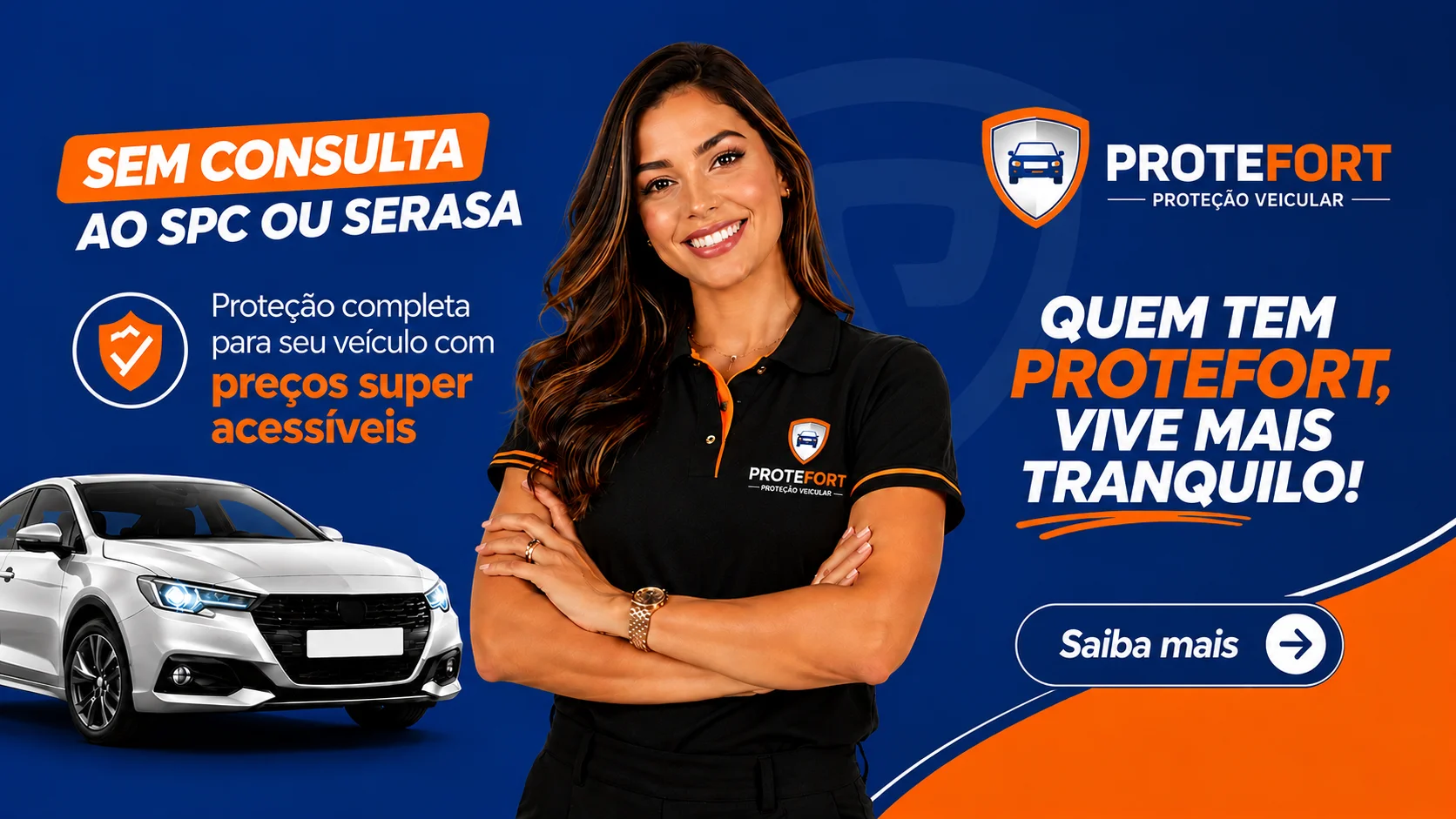 Protefort Proteção Veicular - A melhor e mais confiável associação do Sul do Brasil. Cotação online, rápida e sem análise de crédito.